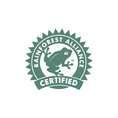 Rainforest Alliance Certified seal shown on the source website